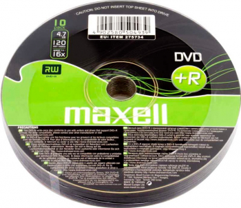 DVD +++ R Maxell 4 7 Gb 120 minute 16X fara carcasaSHR10 275734 