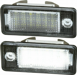 Lampi numar LED pentru Audi A4 B6 B7 A6 C6 A3 A5 A8 Q7 