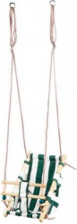 Leagan copii model dungi alb si verde 36x24x45 cm 