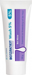 Lotiune de Spalat Galderma Benzaknen Wash Efect Antibacterian impotriva Cosurilor Peroxid Benzoil 5 100gr 