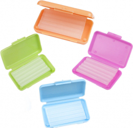 Set 4x Cutii Ceara Ortodontica DDG pentru Aparat Dentar Transparenta Aromata Non-Toxic