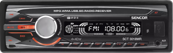 Radio MP3 Player Auto cu Intrari Frontale USB Aux si SD Card cu Afisaj LCD si Telecomanda