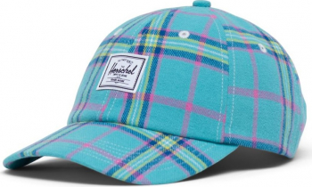 Sapca Herschel Sylas Classic Neon Blue Plaid