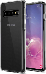 Husa pentru Samsung Galaxy Galaxy S10 Plus GloMax Perfect Fit Transparent 