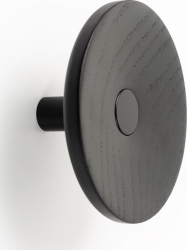 Agatatoare cuier Zoot finisaj negru mat cu negru lacuit D120 mm 