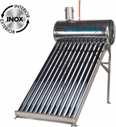 Sistem Panou Solar cu Tuburi Vidate SP-470-58 INOX / Vtl 202 Vrl 150 Tbuc 18 Dmm 58 Lmm 1800 