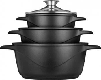 Set de oale Smile MGK-18 6 piese ILAG BASIC inductie Negru 