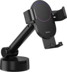Suport Auto Baseus Simplism pt. SmartPhone fixare parbriz sau bord prin ventuza Negru 