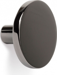 Agatatoare cuier Como finisaj nichel negru lustruit 41x25 mm 
