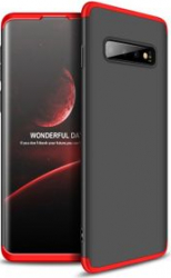 Carcasa Samsung Galaxy S10 Plus MyStyle 360 and deg 3in1 Negru-Rosu 