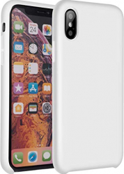 Husa Apple iPhone X MyStyle silicon slim antisoc Alb