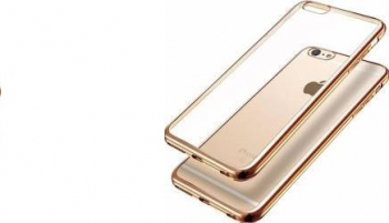 Husa MyStyle Placata Gold TPU and nbsp pentru Iphone 7 Plus 