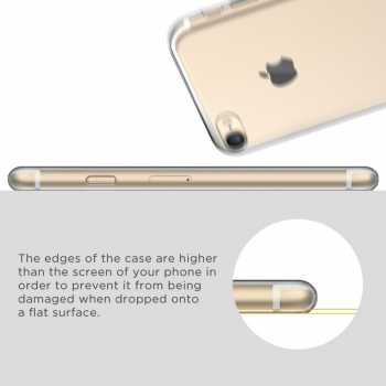 Husa MyStyle slim pentru Apple iPhone 7 TPU 0.3mm Clear 
