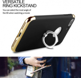 Husa telefon Apple iPhone 7 Plus ofera protectie 3in1 Ring Black 
