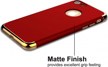 Husa telefon Iphone 6 Plus/6S Plus ofera protectie 3in1 Ultrasubtire - Red 