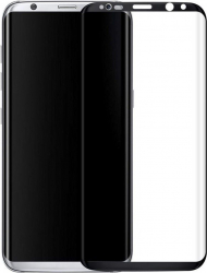 Se 2 folii sticla curbata Samsung Galaxy S8 Plus MyStyle Full Glue 5D Negru 