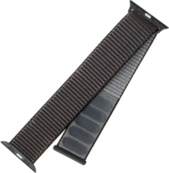 Curea din textil pentru Apple Watch 38-40mm Gri-Inchis 