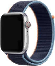 Curea din textil pentru Apple Watch 42-44-45mm Albastru 