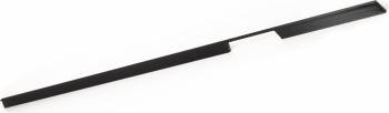 Maner pentru mobila Rail cu decupaj dreapta finisaj negru periat L 1150 mm 