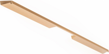Maner pentru mobila Rail finisaj alama cava periata L 600 mm 