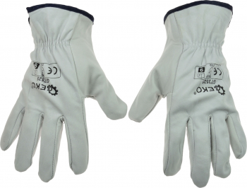 Manusi de protectie din piele marimea 9 Geko G73525 