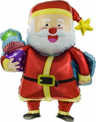 Balon Santas Gifts figurina Mos Craciun 73x94 cm multicolor Doty 