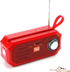 Boxa Portabila Cu Bluetooth USB microSD AUX Radio Hands-Free Incarcare Solara 