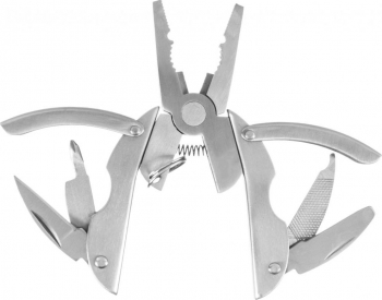 Breloc Multitool KeyBug 6 in 1 otel inoxidabil design insecta 5 x 3 5 x 1 cm practic argintiu Doty 