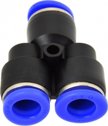 Conector furtun pneumatic PU/PE tip Y 8mm GEKO G03062 