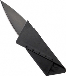 Cutit briceag Secret Knife model card usor si eficient portabil design mdoern materiale de calitate negru doty 