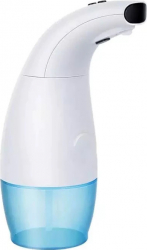 Dispenser sapun automat fara contact cu lumina UV cu infrarosu 2 compartimente interschimbabile 240 ml/330 ml alb/albastru doty 