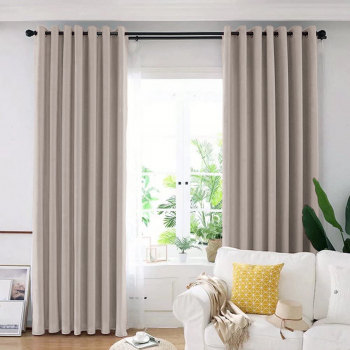Draperie din catifea blackout cu inele auriu antic Madison 200x240 cm densitate 700 g/ml Grullo 1 buc 