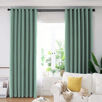 Draperie din catifea blackout cu inele albe Madison 150x220 cm densitate 700 g/ml Opal 1 buc 