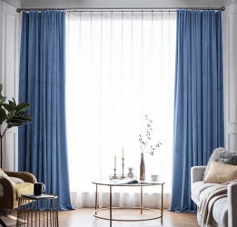 Draperie din catifea blackout cu rejansa din bumbac tip fagure Madison 150x265 cm densitate 700 g/ml Bismark 1 buc 