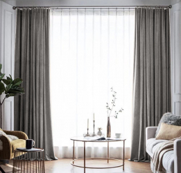Draperie din catifea blackout cu rejansa din bumbac tip fagure Madison 250x220 cm densitate 700 g/ml Tapa 1 buc 