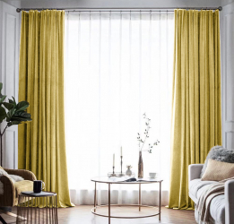 Draperie din catifea blackout cu rejansa din bumbac tip fagure Madison 200x270 cm densitate 700 g/ml Crayola 1 buc 
