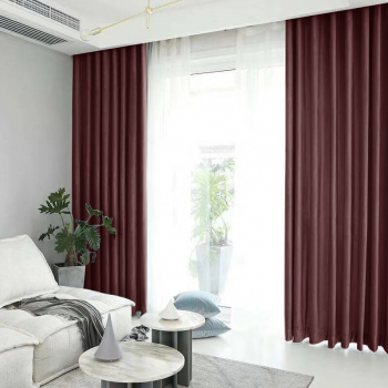 Draperie din catifea blackout cu rejansa transparenta cu ate pentru galerie Madison 200x210 cm densitate 700 g/ml Temptress 1 buc 