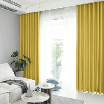 Draperie din catifea blackout cu rejansa transparenta cu ate pentru galerie Madison 200x210 cm densitate 700 g/ml Crayola 1 buc 