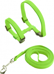 Ham cu lesa Malos pentru pisici iepuri si dihori de dimensiuni mici marime ajustabila verde Doty 
