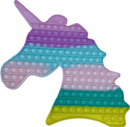 Jucarie antistres LightUnicornPop It Bubble 35 x31 cm multicolor Doty 