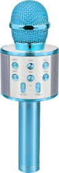 Microfon profesional de karaoke Lets sing conexiune bluetooth 4.1 Hi-Fi cablu incarcare difuzor incorporat albastru doty