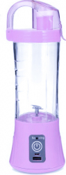 Mini-blender FreshMyDay portabil pe baza de baterie rencarcabila conecater usb capaciate380ml pentru calatorii sau locul de munca mov Doty 