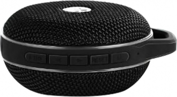 Mini boxa portabila Noir 150-1800Hz putere 3.5W dimensiuni reduse design modern efecte luminoase carabina de prindere inclusa negru doty