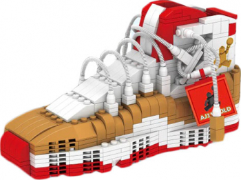 Set de constructie Sneakers Style 589 de piese model adidas 15x9.5x8 cm multicolor Doty 