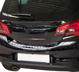 Ornament protectie portbagaj Crom Opel Corsa E 2014-2019 