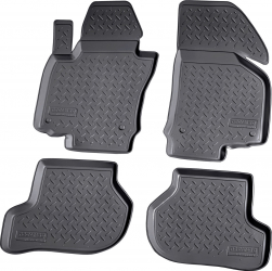 Set de 4 covorase cauciuc 3D stil tavita premium pentru VW Jetta V 5 2005-2010