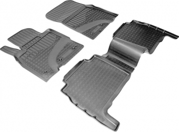 Set de 5 covorase cauciuc 3D stil tavita premium pentru Toyota Land Cruiser J20 din 2012 