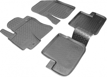Set de 5 covorase cauciuc 3D stil tavita premium pentru Toyota RAV4 II 2 2000-2006 