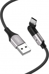 Cablu cu conector Type-C rotativ 180 grade USB la Type-C 1.2 m lungime Negru TLF-BBL3950 