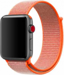 Curea din textil pentru Apple Watch 38-40mm Portocaliu Neon 